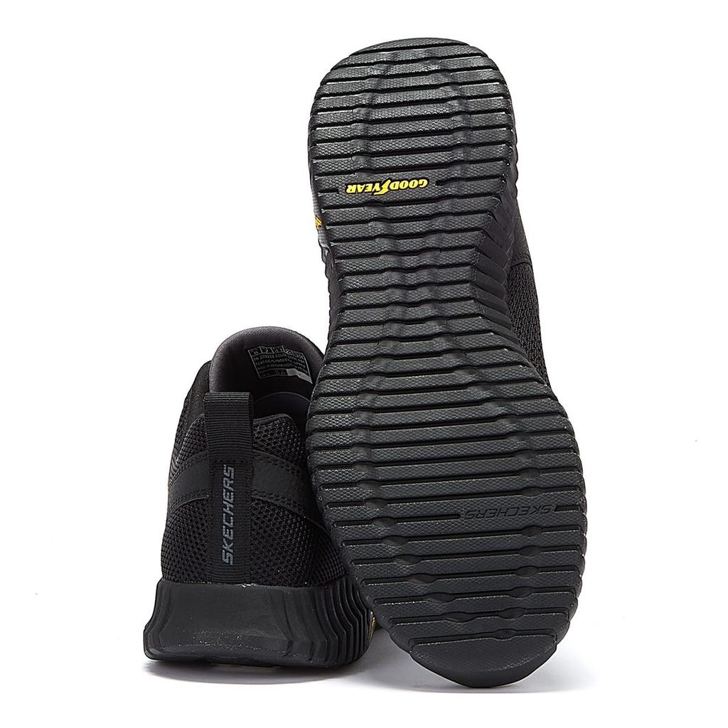 Skechers Elite Flex Mens Black Trainers 