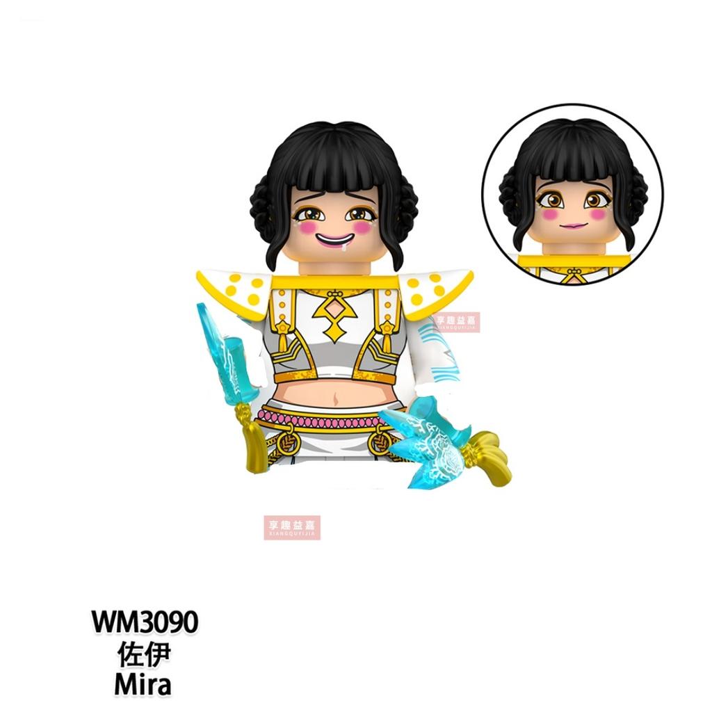 New Kpop Demon Hunters Mini Action Figure Building Blocks Toy Peripherals Desk Decoration Collection Figures Model Toy For Kid