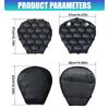 Breathable Motorcycle Seat Cushions with Adjustable Air Chamber & Foldable Design Universal Air Seat Pad for Easy Storage