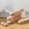 Stackable Scrolling Egg Holder 2/3 Layer Egg Organiser  for Kitchen Supplies