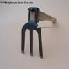 Kujoki No. 7 Forged Small Hoe with Wooden Handle - Durable Gardening Tool for Planting Flowers & Vegetables