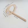 Parrot Mirror with Perch Stand, Wood Stand for Cockatiel Parakeet Canaries