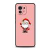 Phone Case For Xiaomi Mi 15 14 14T 13T 12T Pro 12 13 11 Lite 5G 11T X6 X5 Pro Soft TPU Cover Cartoon New Year Christmas Santa