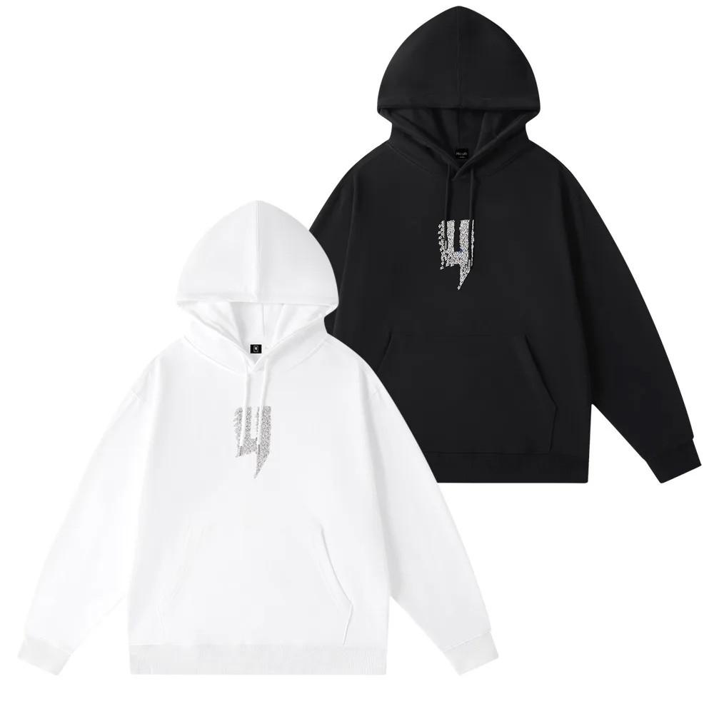 Men's Casual Loose Fit Hoodie Sweatshirt Autumn Winter Thermal Print Base Layer Yelir World Brand Fleece Loop Comfortable Street