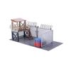 WWII Building Blocks Military Weapons Police Soldier Figure Accessories Model Brick Gun Cannon Launcher Bunker Outpost Toy X017