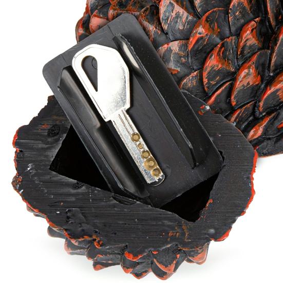 Garden Fake Stone Key Hider Storage Box Outdoor Yard Lawn Simulated Rock Resin Statue Decoration House Spare Key Secret Holder Container