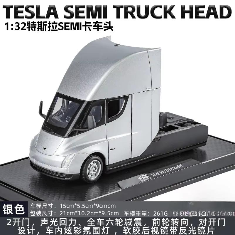 VKYA1 1/32 Tesla Cybertruck Modell 3 Modell S Modell X Modell Y Spielzeugauto Diecast Metall Off Road Sammlung Rückzieher Sound Licht Geschenk Junge