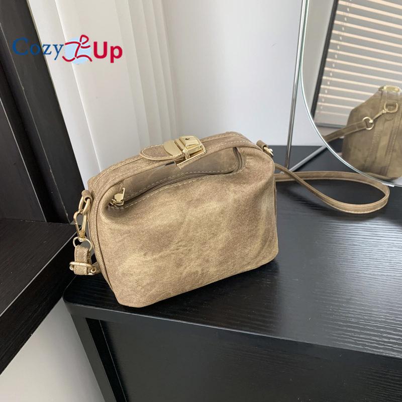 Cozy Up Borsa a secchiello a mano per donna Borsa a tracolla singola Mini borsa a tracolla