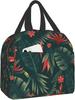 Hawaiian Hibiscus Flower Lunch Bag For Women Men Kids Lunch Box Insulated Lunch Container Tote Bag for Office Work School Picnic