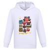 Hot Sale Kids Sweatshirts Red Ball 4 Print Cartoon Children Hoodies Fashion Baby Pullover Casual Outwear Tops Girls Boys Clothes