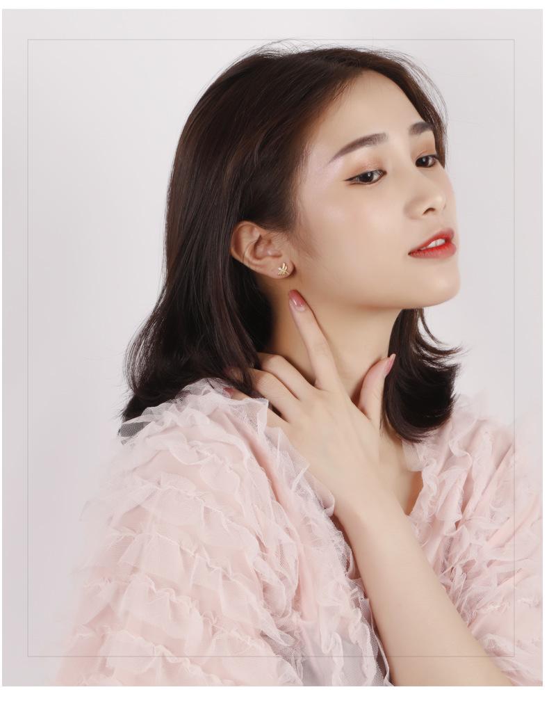 Banyan Tree S925 Sterling Silver Butterfly Ear Bone Clip Earrings