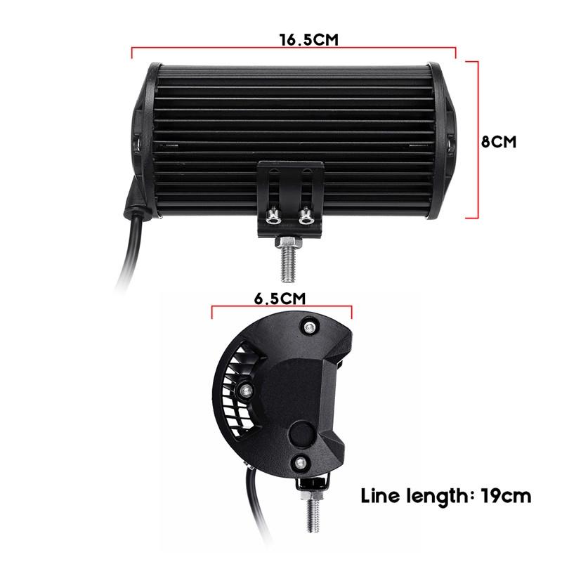 500W 4x4 SUV ATV 12V 24V DC 9~32V 7 Inches Combo Led Light Bars Spot Flood Beam Waterproof Work Driving Offroad Car Tractor Truck