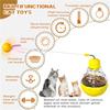 Boredom Buster Cat Toy - Interactive Feeder Toy with Tipping & Spinning Action
