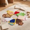 Infant Tactile Stimulation Toy 1/8Pcs Kids Animal Theme Sensory Mat, Wall Panel Textured Tile, Baby Touch And Feel Activity Mat for Preschool Playroom