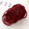 Korean Double-Strand Thin Rubber Band Hair Ties - Small Accessories