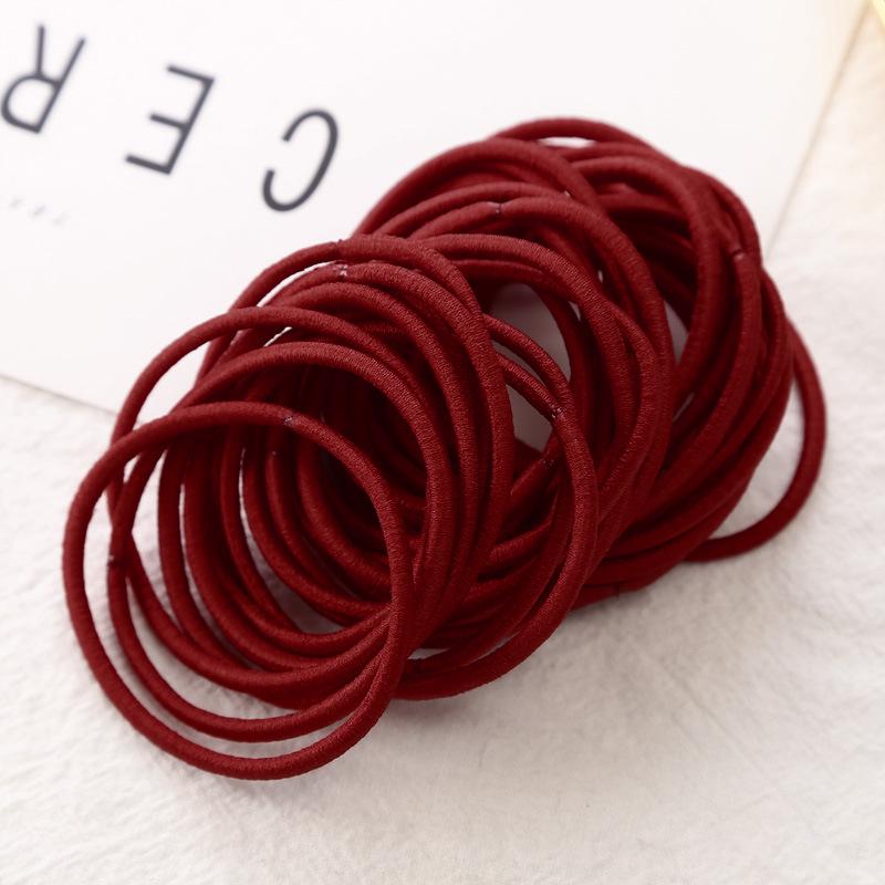 Korean Double-Strand Thin Rubber Band Hair Ties - Small Accessories