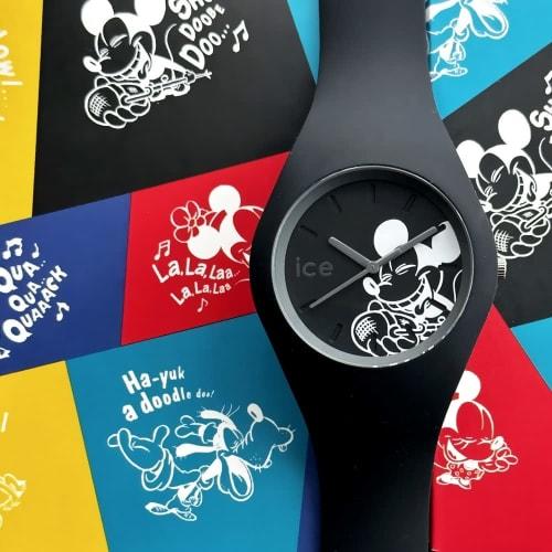 Ice-Watch Men's and Women's Disney Collaboration Black Mickey Mouse Watch 014768
