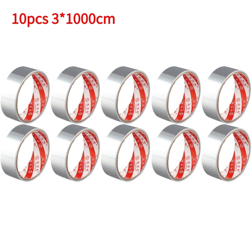 Aluminum Foil Duct Tape Professional Grade Silver Adhesive Sealing Tape for HVAC Refrigerator Heat Insulation Leak Proof Tape