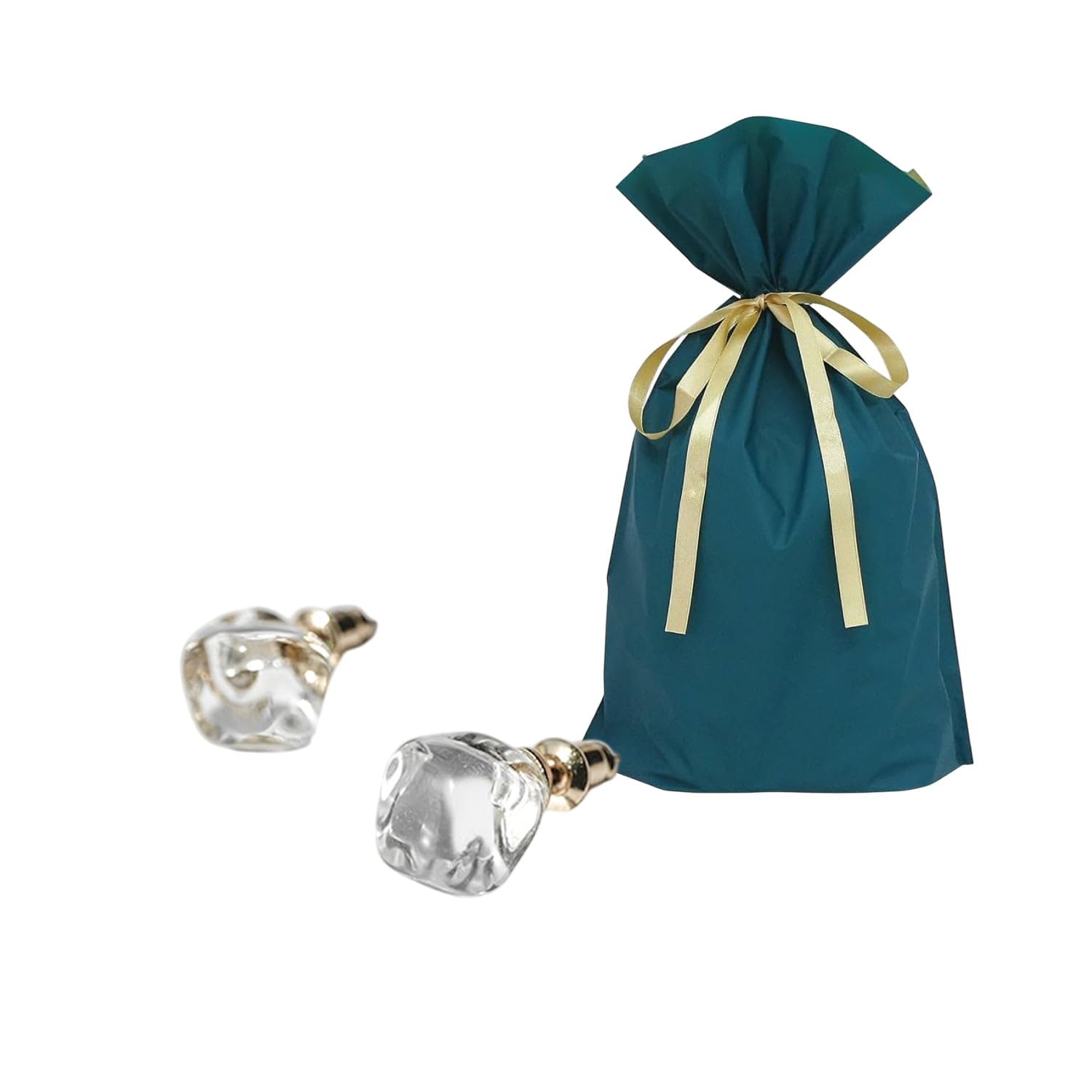 

набор Серьги-подвески Lampwork Factory в подарочном мешочке с [Набор] 2 шт. (HARIO HAA-FT-P, Лента)