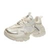 Popular muffin platform dad shoes women's 2025 spring and autumn new niche versatile height-increasing small casual sports shoes
