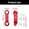 Adjustable Motorcycle Rear View Mirror Risers Extender Base Screw Bracket for Elevated View, Superior Riding Experience
