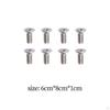 Brake Disc Rotor Bolts Screws Replace Durable 93600-06014- Stainless Steel Accessories Replaces for