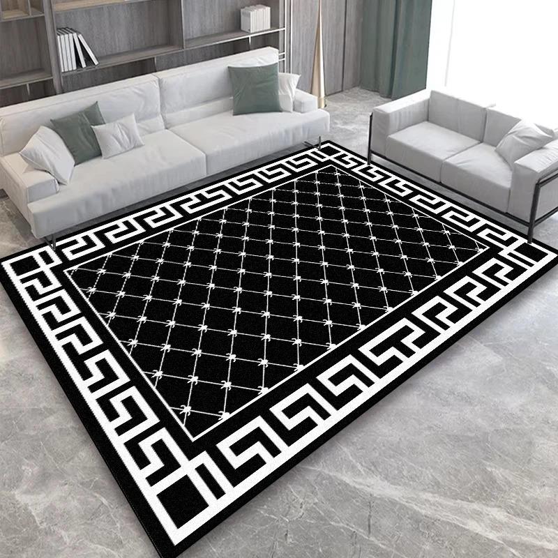 

Сучасні Розкішні Великі Килими для Вітальні Абстрактна Декорація Домашній Килим Килими для Спальні Килими для Вітальні Нековзкий Килимок для Кавових Столиків 50x80cm
