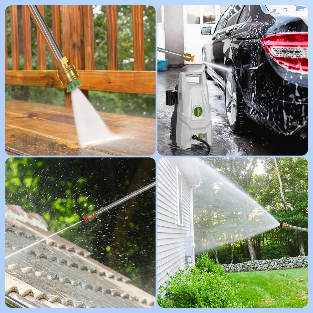 Portable electric pressure washer, 1400 W, 3200 PSI, max. 1.8 GPM