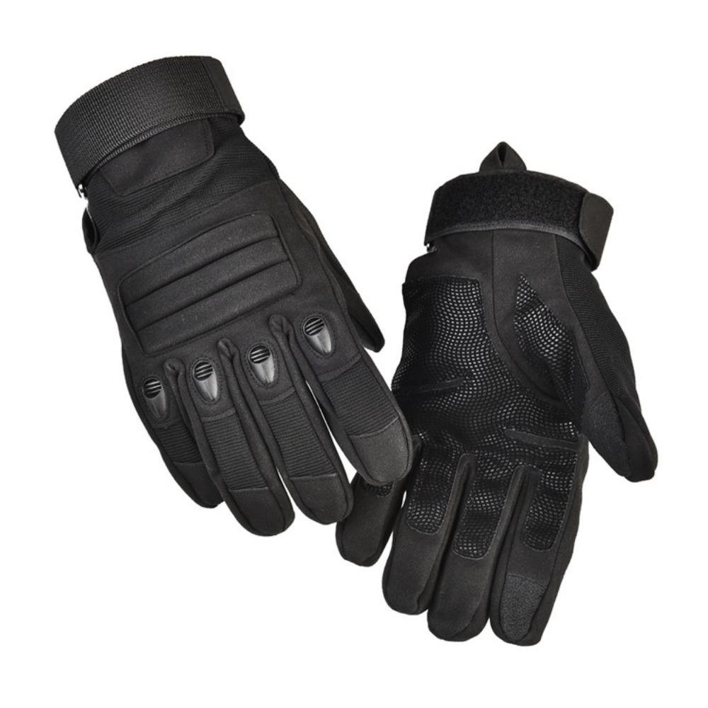 Full Finger Touch Screen Protection Wear Resistant Training Outdoor Sports Black Hawk Tactical Gloves