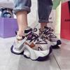 Autumn Women's Thick Sole Dad Shoes  Casual Chunky Sneakers for Women Height Increase Versatile Athleisure Footwear