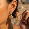 Boho Starfish Shell Conch Asymmetric Dangle Earrings for Women Ocean Style Gold Color Metal Earring Girls Summer Party Jewelry