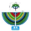 Kids Animal Bird Wings+mask Suit Stage Performance Peacock Owl Parrot Bird Felt Cape Halloween Bird Cosplay Cloak for Girls Boys