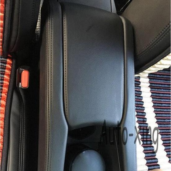 Real Leather Black Car Armrest Box Case Repalcement For Civic 10th Waterproof CC