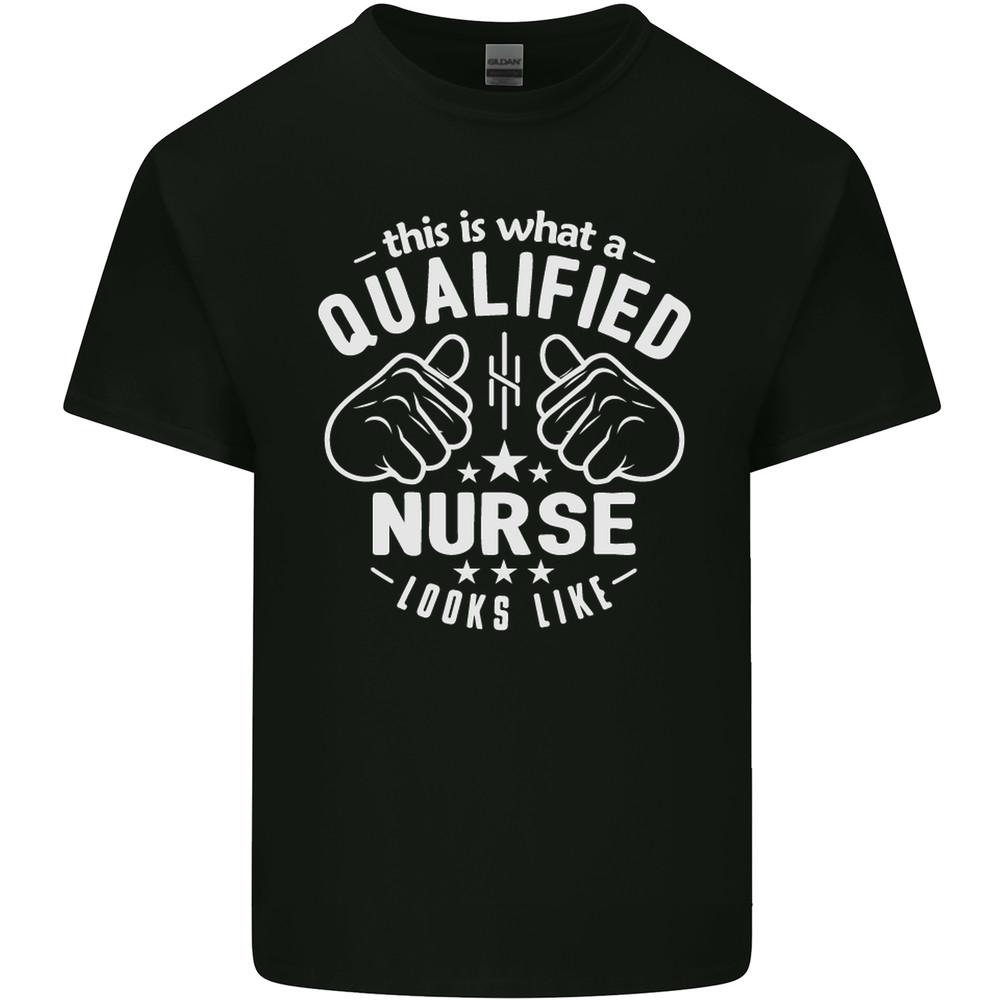 This Is What a Qualified Nurse Looks Like Mens Light Cotton T-Shirt