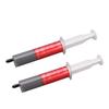 2Pcs Thermal Paste Silicone Grease Compound Syringe Design Accessory for CPU Computer