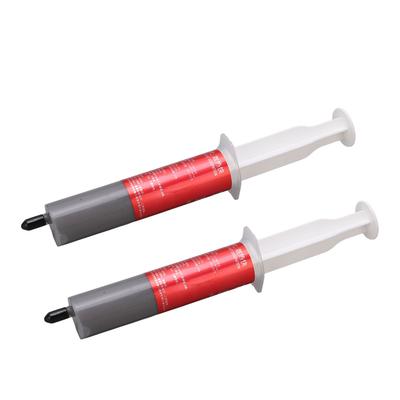 2Pcs Thermal Paste Silicone Grease Compound Syringe Design Accessory for CPU Computer