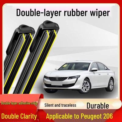 Peugeot 206 Rahmenloser Leise Scheibenwischer 00-08 Original Gummiwischerblatt