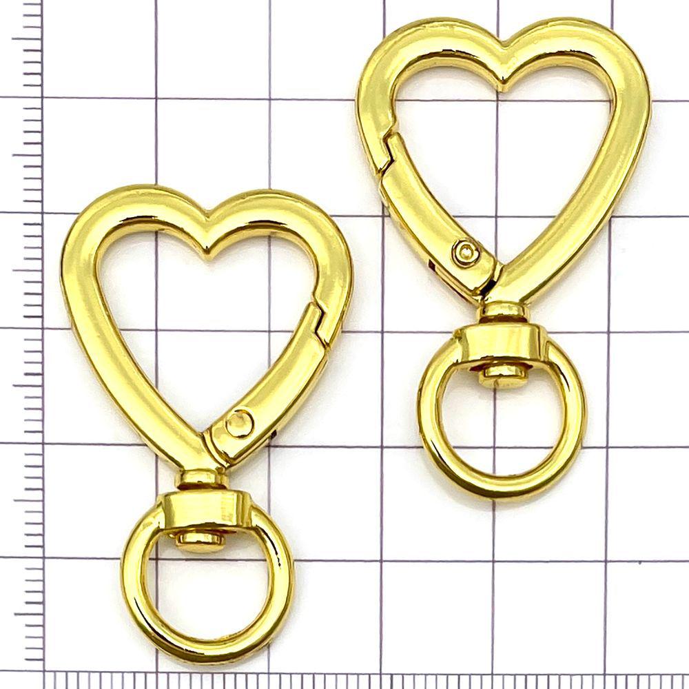 Multicolor Alloy Heart Keychain & Jewelry Charms