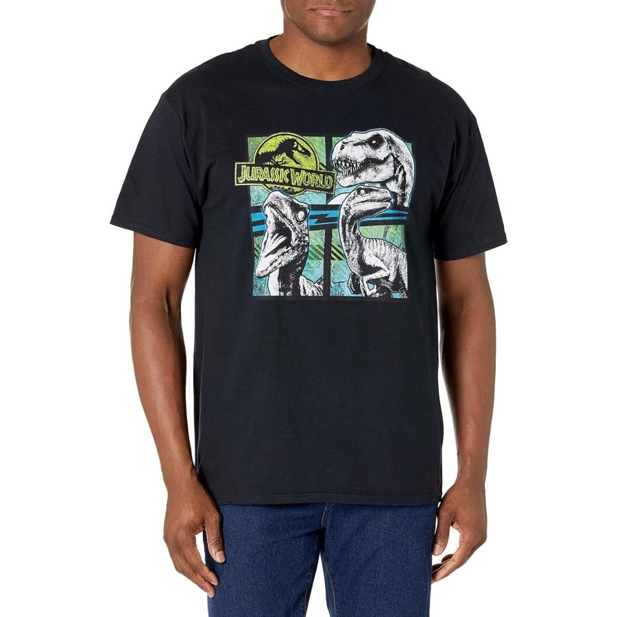 Jurassic Park Men s Big Trouble Squad T-Shirt XXXXXL чёрный