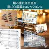 Tomica Clear Scale Miniature Car 16 Cars Squares X Case, Case, 1/64 Storage, Collection, (8 2) [Used]