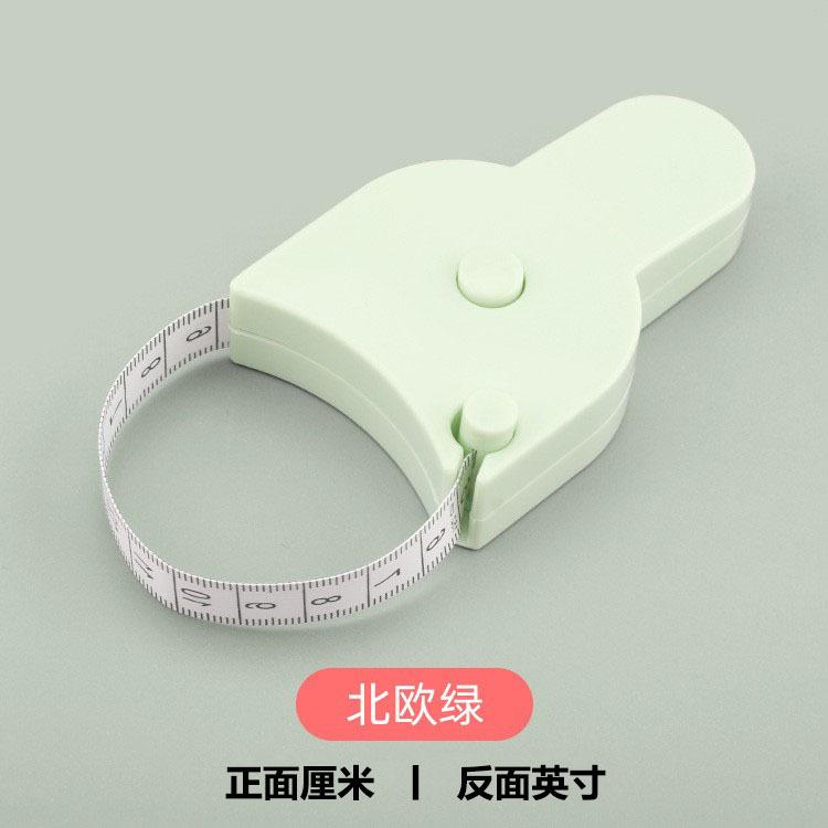 Kreatives PVS-Maßband Tragbares Automatisches Einziehen Doppelseitige Skala Messen Flexibles Maßband
