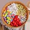 50 Pcs Easter Eggs, Reusable Easter Eggs, Colorful Mini Easter Eggs, DIY Easter Ornaments, Foam Easter Eggs For Wedding, Party Decor, Photography, Bas
