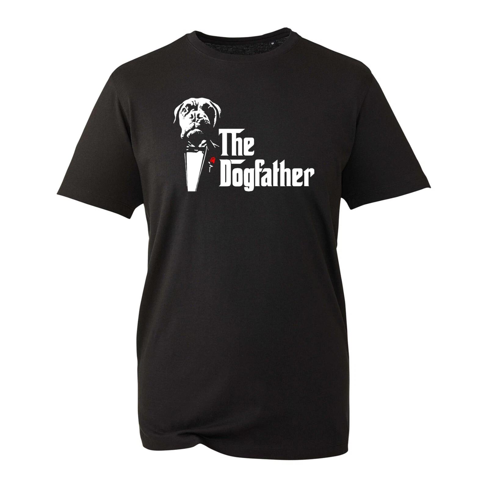 The DogFather T-shirt Funny Dog Spoof Bulldog Face Pet Animal Funny Adult Kids 3XL