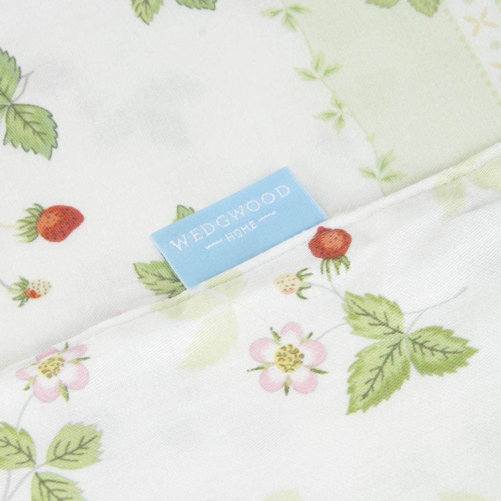 Nishikawa Pillowcase 70X50cm Wedgwood Wild Strawberry Cotton Made In Japan Green PJ27355679G 100%