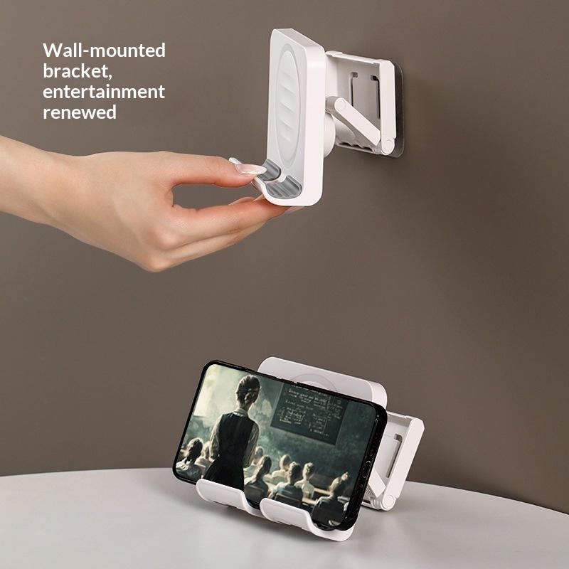 1 Pcs Portable Wall Mount Shower Phone Holder Adjustable Self-Adhesive Cellphone Stand Universal Stand