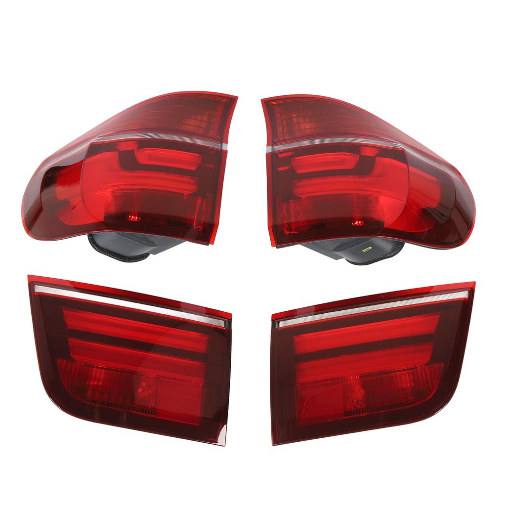 LCI   LED Tail Lights Rear Brake Turn Signal Running Reverse Fog Lamp Fit for X5 E70 X5M 2007 to 2013