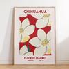 1pc Flower Market Art Prints Barcelona Japan Spain Mexico Worldwide Aesthetic Plant Poster Printing Home Office Bedroom Decor