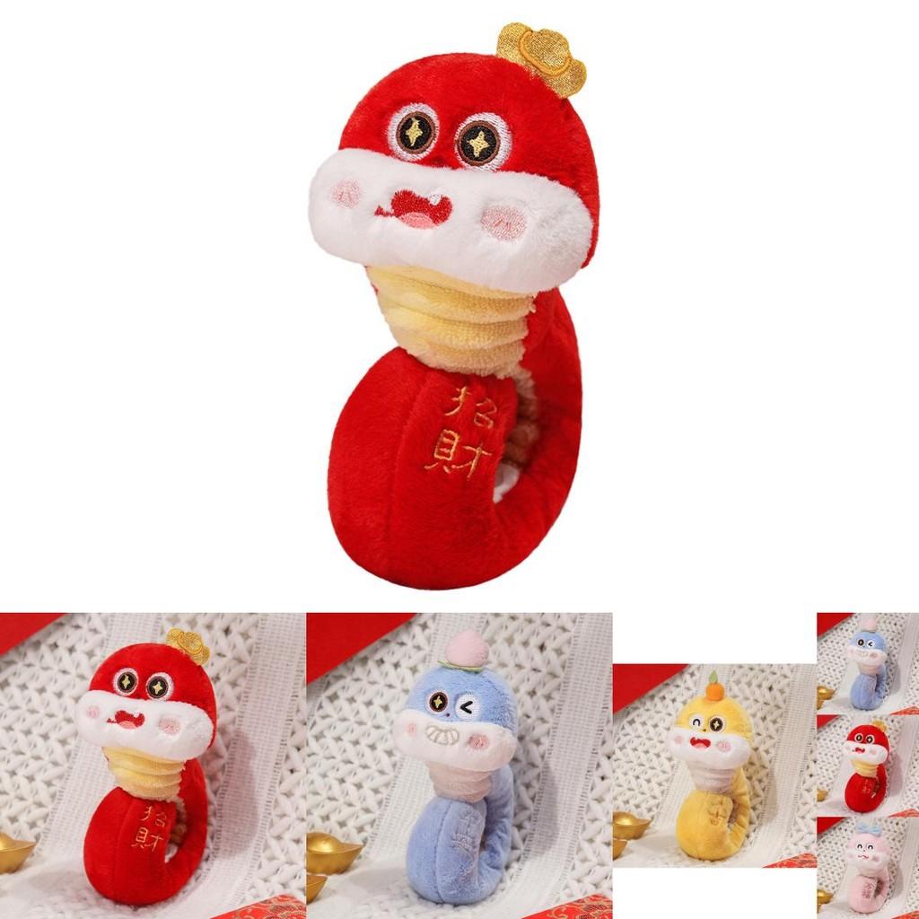 Adorable Plush Snake Wristband Cute Red Snake Doll For Girls Perfect Gift