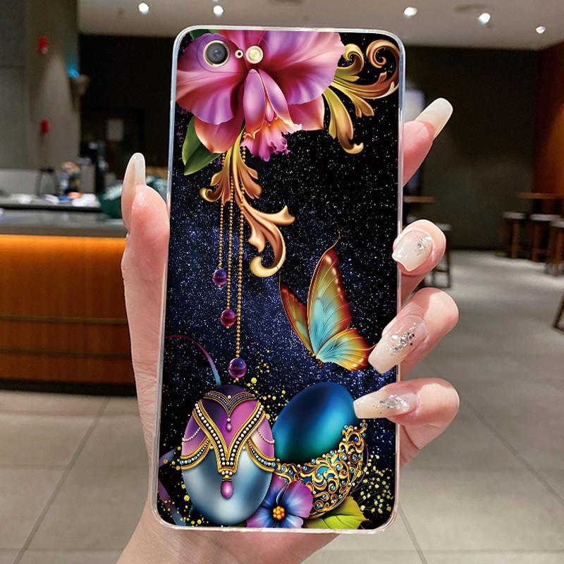 Casing For Oppo A71 A71K CPH1717 Case For Oppo A71 2018 CPH1801 Phone Case Transparent TPU Aesthetic Fashion Cute Cat Back Cover