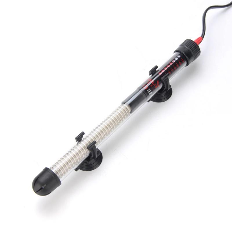 110v-220v Adjustable Temperature Thermostat Heater Rod 25W/ 50W/ 100W Submersible Aquarium Fish Tank Water Heat